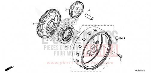 EMBRAYAGE DE DEMARRAGE CBR500RAE de 2014